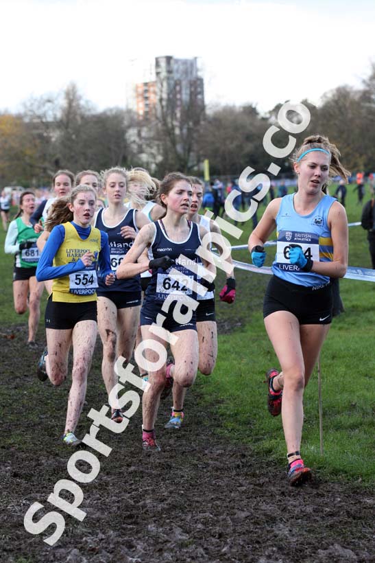 Womens under-17s and IAAF Junior Womens 2017 British Athletics Liverpool Cross Challenge, Sefton Park, Liverpool. Photo:  David T. Hewitson/Sports for All Pics